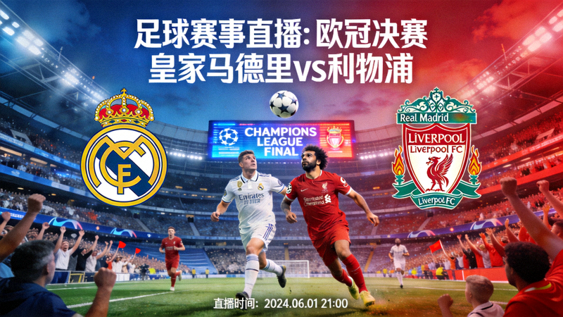 足球赛事直播：欧冠决赛 皇家马德里 vs 利物浦